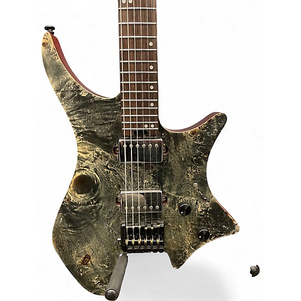 Used Eart GW-2  Black Solid Body Electric Guitar