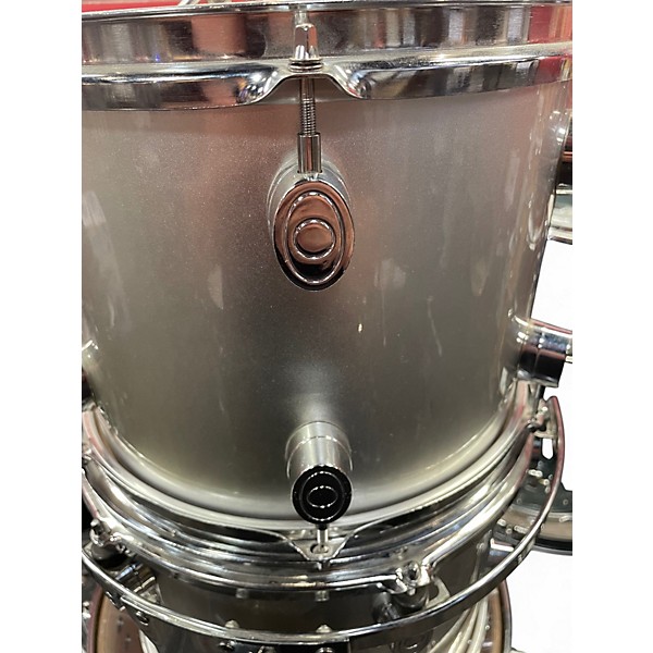 Used 2000s PDP by DW 4 Piece CX/LX Maple SILVER Drum Kit