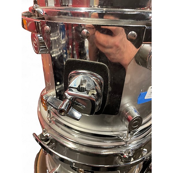 Used 2000s PDP by DW 4 Piece CX/LX Maple SILVER Drum Kit