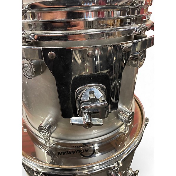 Used 2000s PDP by DW 4 Piece CX/LX Maple SILVER Drum Kit