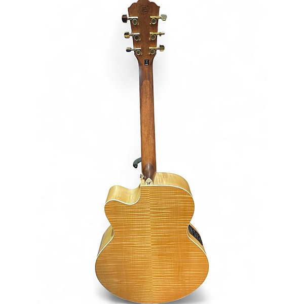 Used Washburn HJ40SCE Natural Acoustic Electric Guitar