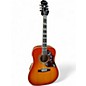 Used Epiphone Hummingbird Pro Faded Cherry Acoustic Electric Guitar