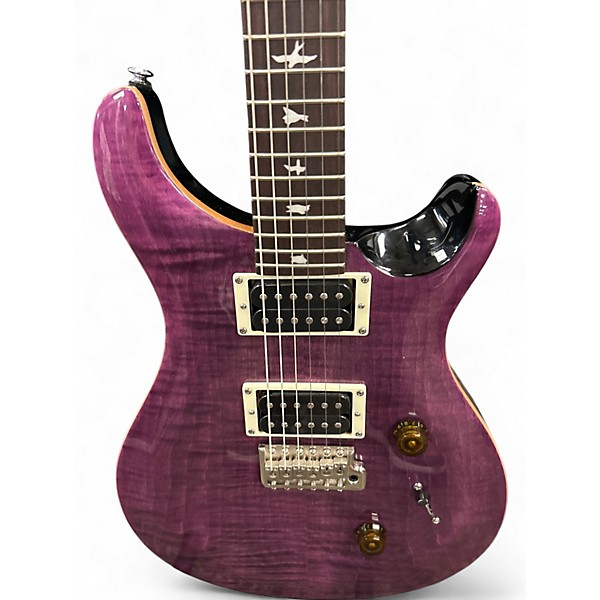 Used PRS SE Custom 24 Purple Solid Body Electric Guitar