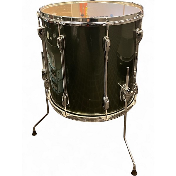 Used TAMA 16in Rockstar FLOOR TOM DARK GREEN Drum