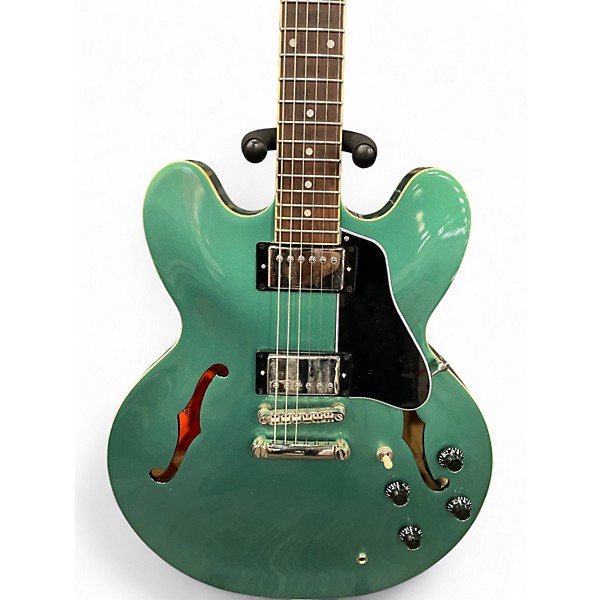 Used Epiphone ES335 green Hollow Body Electric Guitar