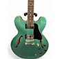 Used Epiphone ES335 green Hollow Body Electric Guitar thumbnail