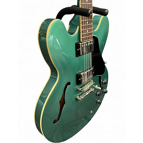 Used Epiphone ES335 green Hollow Body Electric Guitar