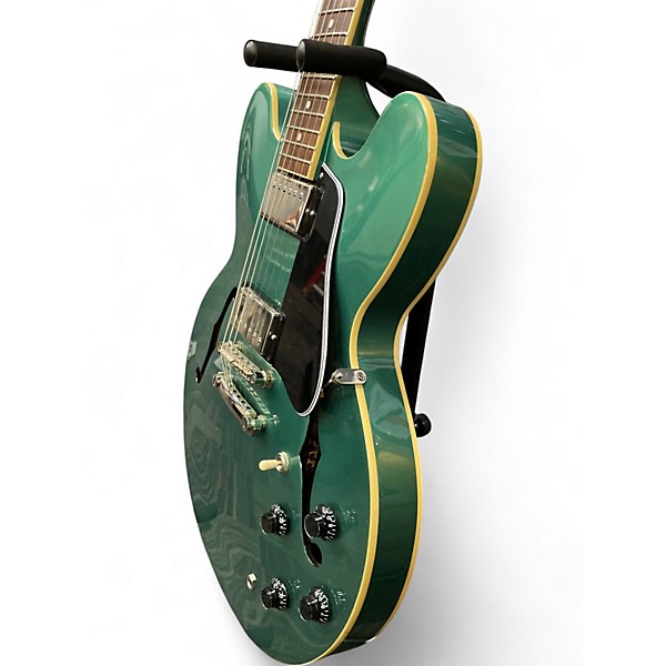 Used Epiphone ES335 green Hollow Body Electric Guitar