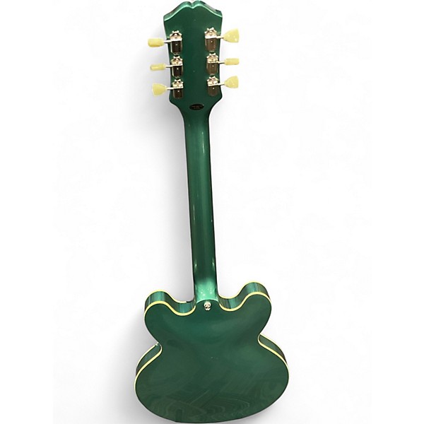 Used Epiphone ES335 green Hollow Body Electric Guitar