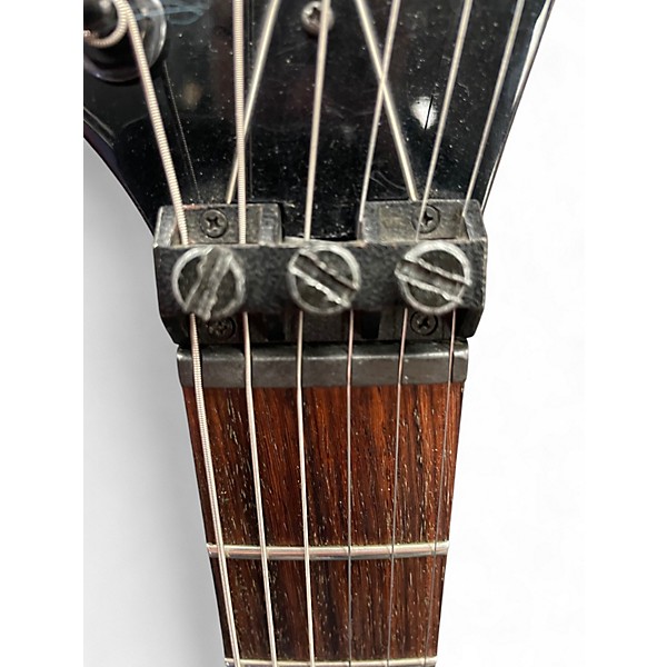 Vintage 1980s Charvette By Charvel Charvette Black Solid Body Electric Guitar