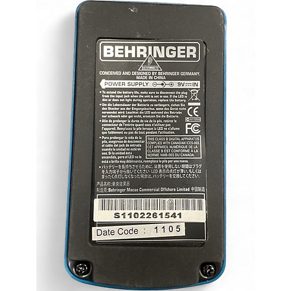 Used Behringer RV600 Reverb Machine Effect Pedal