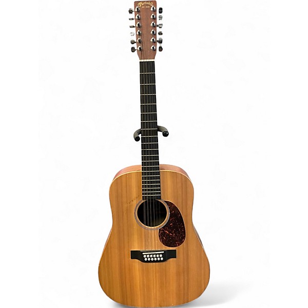 Used Martin D12X1AE Natural 12 String Acoustic Electric Guitar