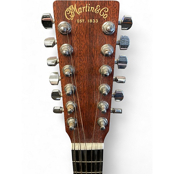 Used Martin D12X1AE Natural 12 String Acoustic Electric Guitar