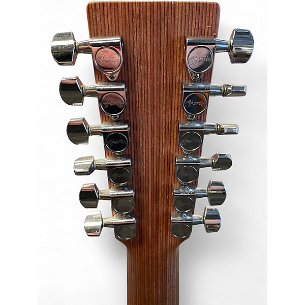 Used Martin D12X1AE Natural 12 String Acoustic Electric Guitar