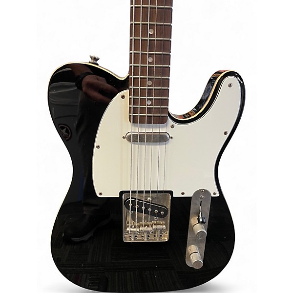 Used Squier Classic Vibe Baritone Custom Telecaster Black Solid Body Electric Guitar