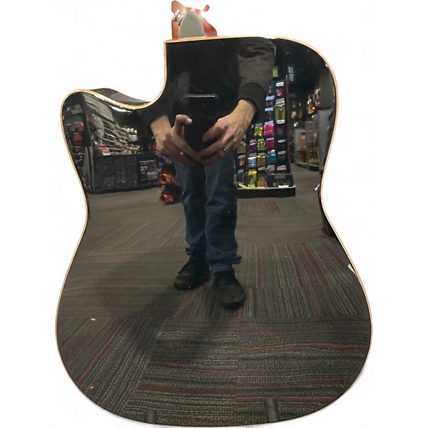 Used Yamaha A1M Trans Black Acoustic Electric Guitar