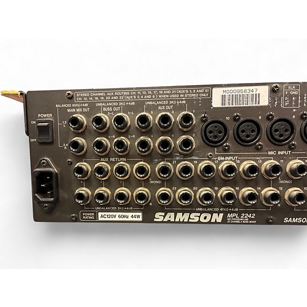 Used Samson MPL2242 Powered Mixer