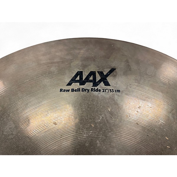 Used SABIAN 21in AAX Raw Bell Dry Ride Cymbal