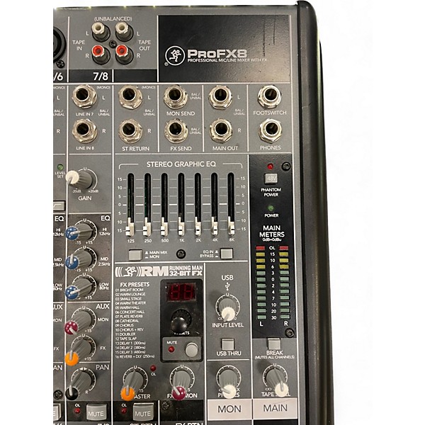Used Mackie PROFX8 Unpowered Mixer