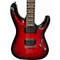 Used Schecter Guitar Research Demon 6 Crimson Red Burst Solid Body Electric Guitar