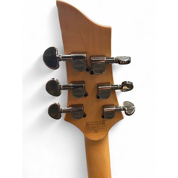 Used Schecter Guitar Research Demon 6 Crimson Red Burst Solid Body Electric Guitar