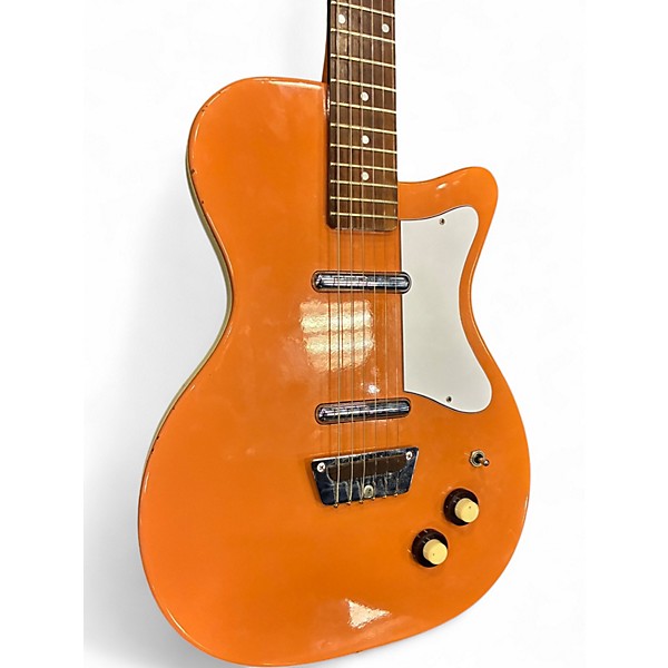 Used Danelectro U2 ORANGE Solid Body Electric Guitar