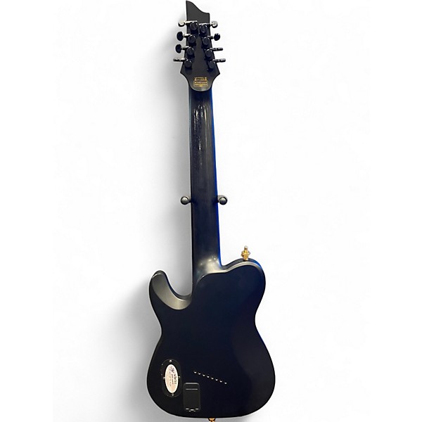 Used Schecter pt8 ms black ops Black Solid Body Electric Guitar