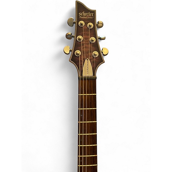 Used Schecter Guitar Research C1 Platinum Trans Purple Solid Body Electric Guitar