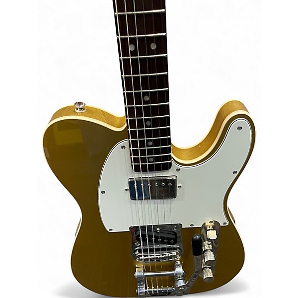 Used 2025 Squier Classic Vibe '60s Custom Telecaster SH Aztec Gold Solid Body Electric Guitar