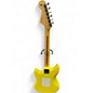 Used Fender Cyclone Graffiti Yellow Solid Body Electric Guitar