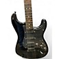 Used Squier Stratocaster HSS BLACK SPARKLE Solid Body Electric Guitar