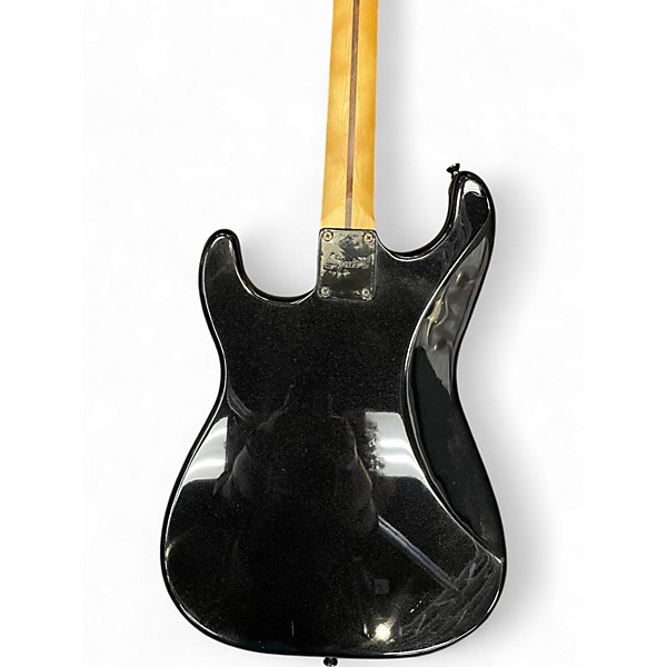 Used Squier Stratocaster HSS BLACK SPARKLE Solid Body Electric Guitar