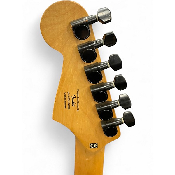 Used Squier Stratocaster HSS BLACK SPARKLE Solid Body Electric Guitar