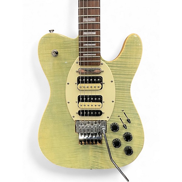 Used Sawtooth ET HYBRID T STYLE SOFT GREEN BURST Solid Body Electric Guitar