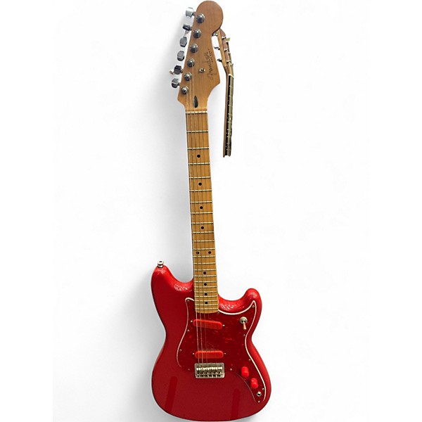 Used Fender Duo Sonic Candy Apple Red Solid Body Electric Guitar