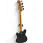 Used Squier Jaguar Bass Blue Electric Bass Guitar