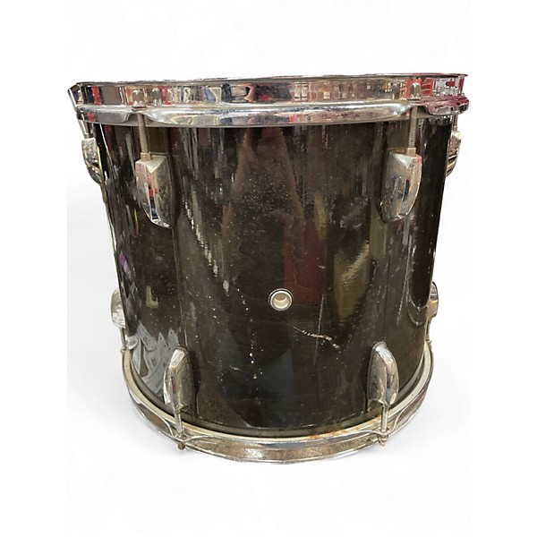 Used Pearl 13X11 Export Series Mounted  Tom Black Lacquer Drum