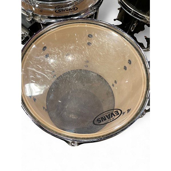 Used Pearl 13X11 Export Series Mounted  Tom Black Lacquer Drum