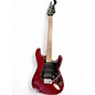 Used Fender American Deluxe Mahogany Stratocaster HSS Crimson Red Trans Solid Body Electric Guitar thumbnail