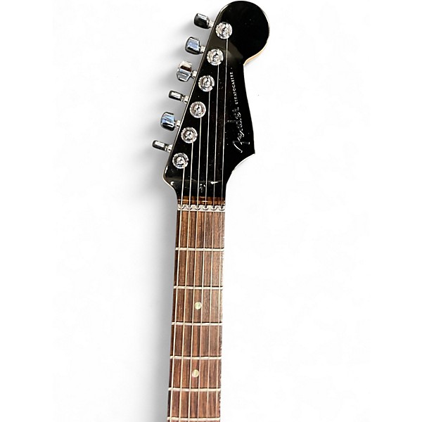 Used Fender American Deluxe Mahogany Stratocaster HSS Crimson Red Trans Solid Body Electric Guitar