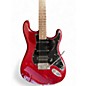 Used Fender American Deluxe Mahogany Stratocaster HSS Crimson Red Trans Solid Body Electric Guitar