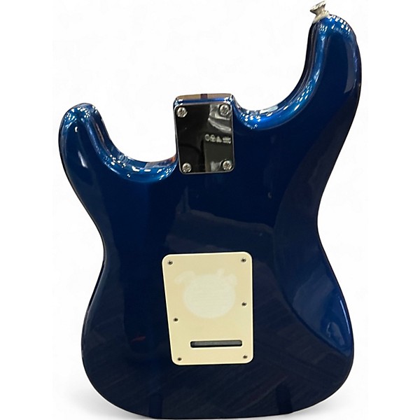Used Fender Standard Stratocaster Electron Blue Metallic Solid Body Electric Guitar