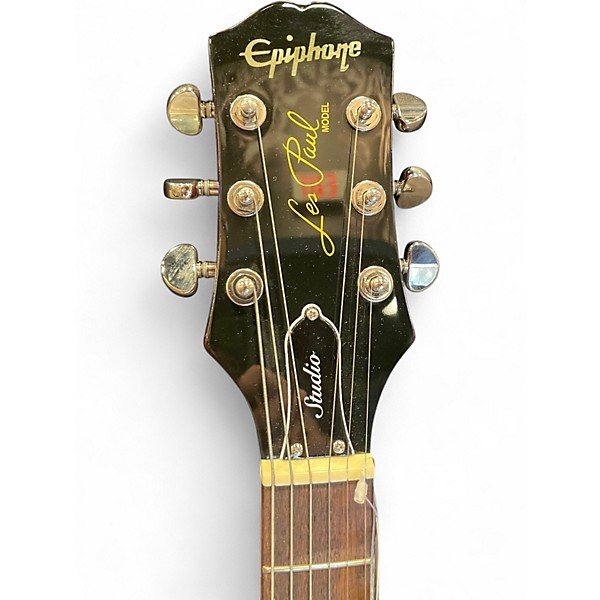 Used Epiphone Les Paul Studio Wine Red Solid Body Electric Guitar