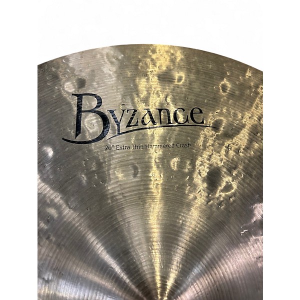 Used MEINL 20in BYZANCE EXTRA THIN HAMMERED CRASH Cymbal