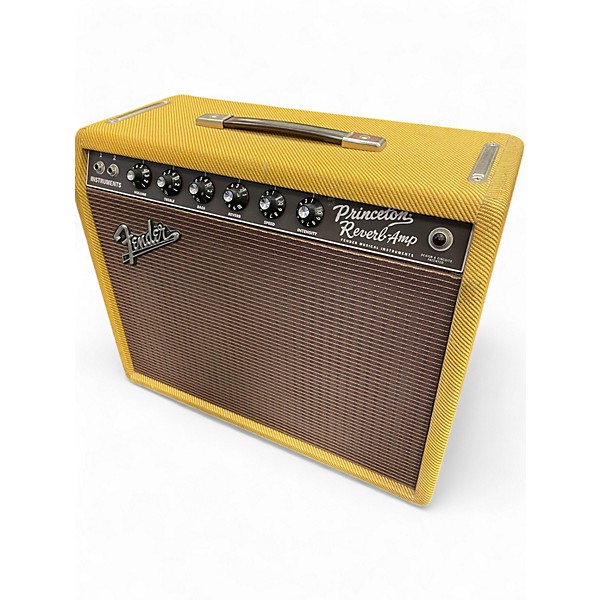 Used Fender 1965 Princeton Reverb 15W 1x10 Tube Guitar Combo Amp