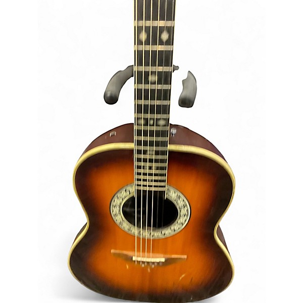 Used Ovation 1617 2 Tone Sunburst Acoustic Electric Guitar