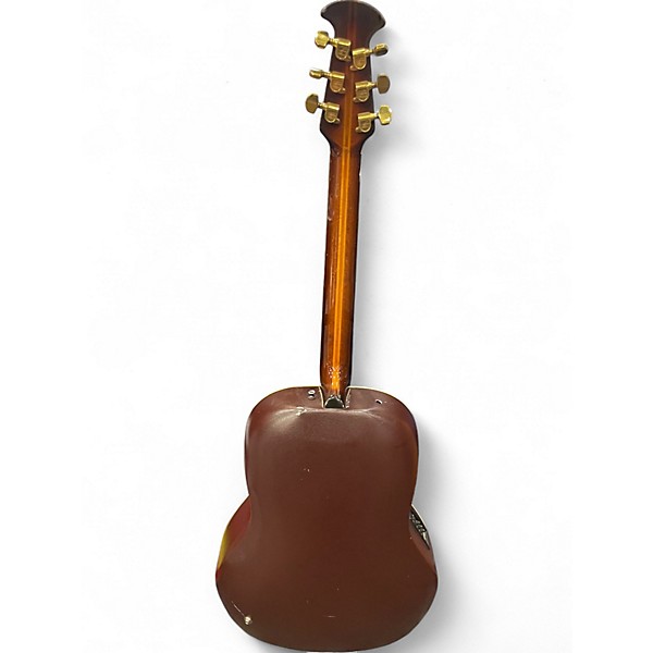 Used Ovation 1617 2 Tone Sunburst Acoustic Electric Guitar