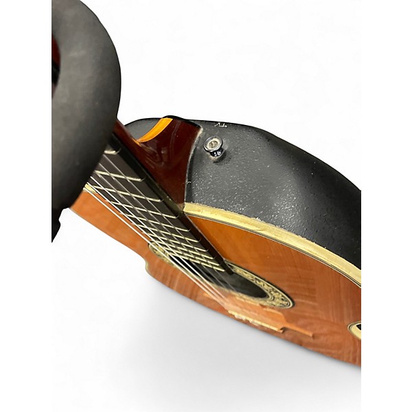 Used Ovation 1122-4 Antique Natural Classical Acoustic Electric Guitar