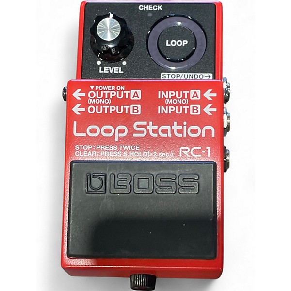 Used BOSS RC1 Loop Station Pedal