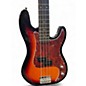 Used Sawtooth P-Bass Sunburst Electric Bass Guitar